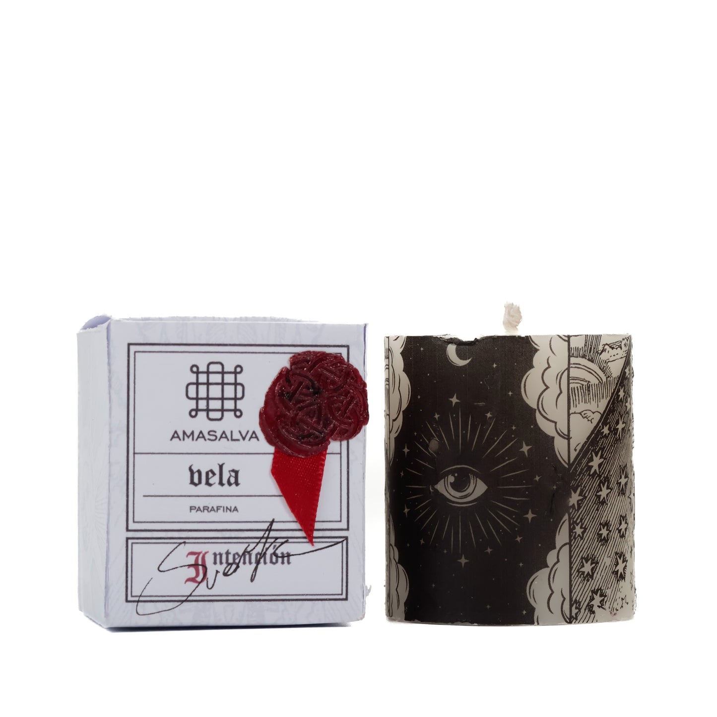 Vela Parafina alta calidad. Intencionado Suerte.
